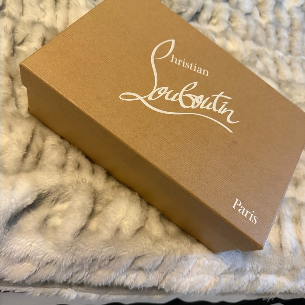Christian Louboutin Shoe Box in Tan